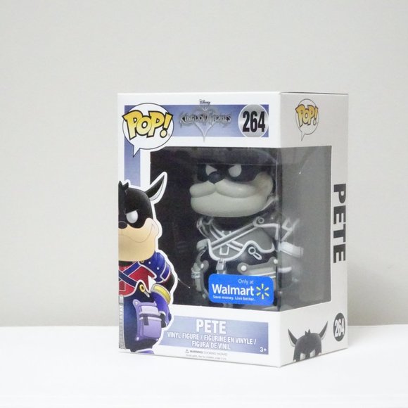 Disney Kingdom Hearts Pete (Black & White) Walmart Exclusive Funko Pop! #264 - Picture 2 of 4